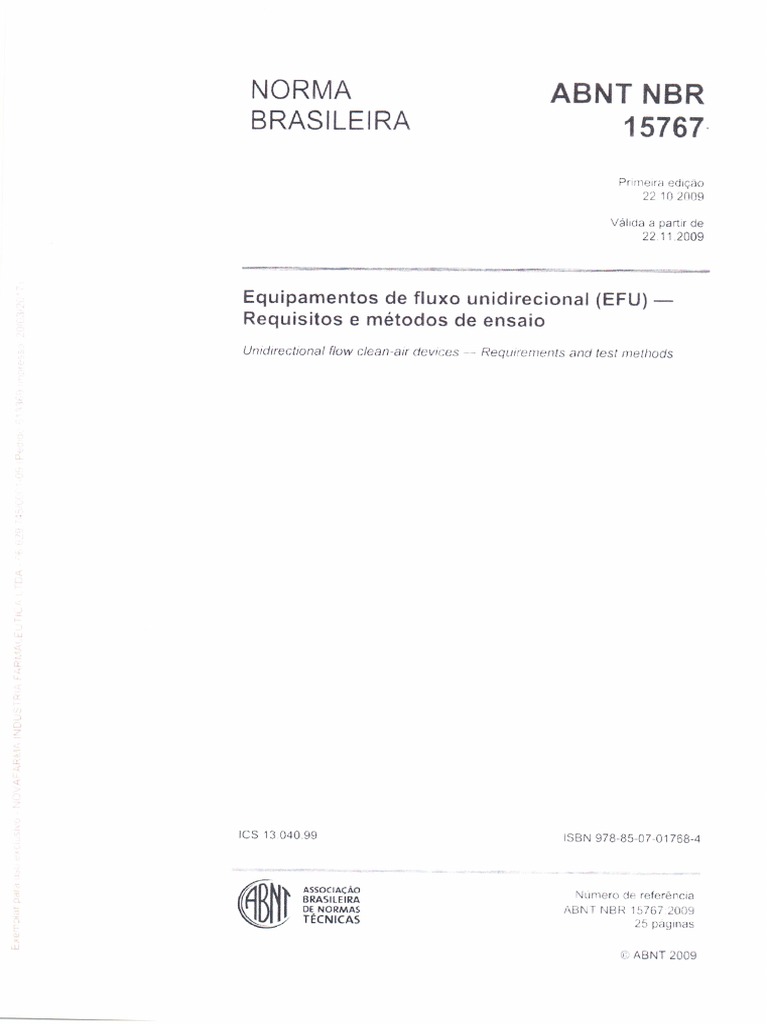 Abnt NBR 15767 | PDF