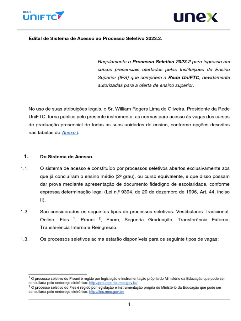 Processo seletivo simplificado em engenharia mecânica. - Tv Jequié