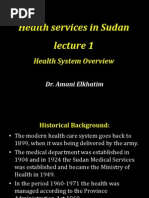 Health Services in Sudan