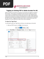 Tagging An Existing PDF in Adobe Acrobat DC