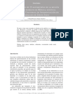 Resultados de 35 Batimetrías de La Región Centro-Noreste de México, Según El Diagrama Universal de Sedimentación en Embalses de Zhide Zhou