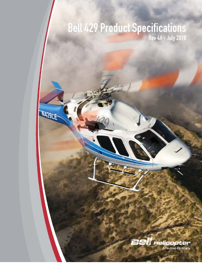 Bell 429 ProdSpecs | PDF | Airspeed | Avionics
