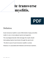 Acute Transverse Myelitis