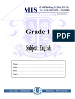 English - Grade 1 - THUY DUONG 4