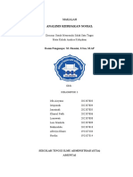 Makalah Analisis Kebijakan Sosial