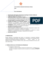 GFPI-F-135 Planeacion - Dignosticar El Comportamiento Del Mercado