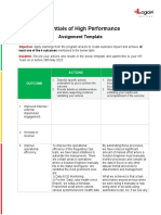 Assignment - Essentials of High Performance - Raheel Ehsaan