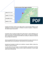 Parámetros Del Terremoto Chile