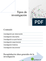 Tipos de Investigación