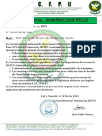 Note de Service 003-02-23 - CN - MCFPU Constitution Des Bureaux