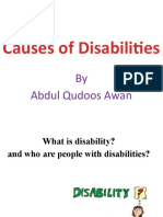 Causes of Disabilities