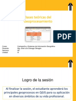 IAMB-1401 Clase 09 - Bases Teóricas Del Geoprocesamiento