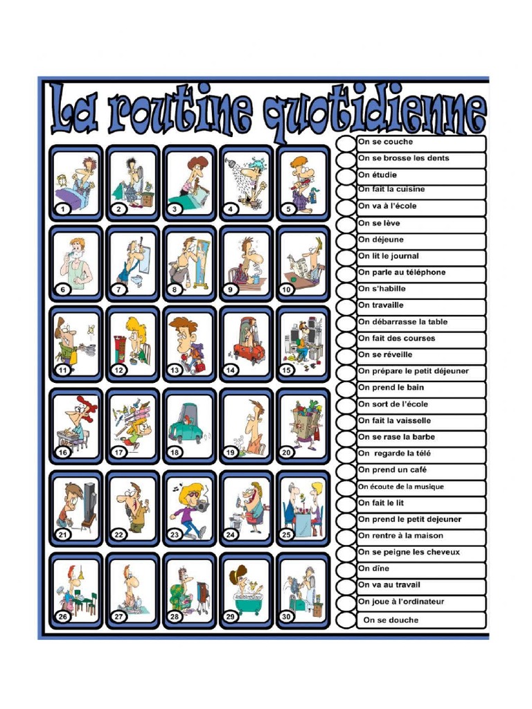 La Routine Quotidienne | PDF