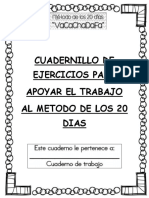 Cuadernillo de ejercicios actividades