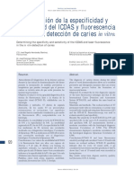 Determinacion de La Especificidad .. en La Detección de Caries