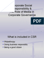 CSR and CG