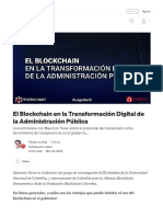 El Blockchain en La Transformación Digital de La Administración Pública - by Federico Ast - Astec - Medium