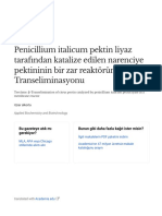 Transelimination of Citrus Pectin Catalyzed by Penicillium Italicum Pectin Lyase in A Membrane Reactor - TR