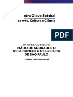 Um Turbilhão Sublime - Mário de Andrade e o Departamento de Cultura de São Paulo