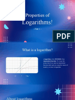 En Properties of Logarithms! by Slidesgo