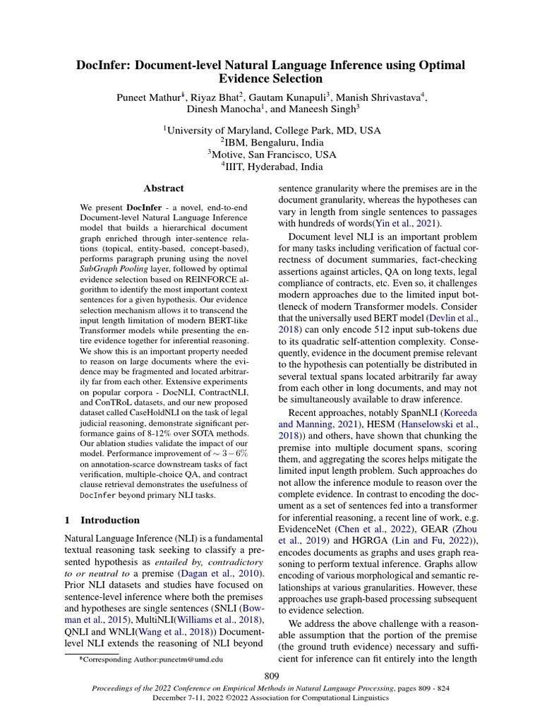 2022 EmnlpMain 51 Download Free PDF Joint Venture Vertex (Graph Theory)
