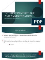 Mortgage and Ammortization