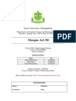 3D Mosque Project Report Latex PDF