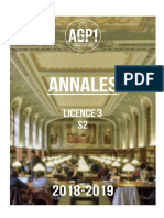 Annales L3 S2