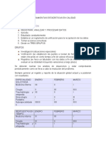 Herramientas Estadísticas en Calidad