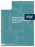 Standard Analytical Protocol For Vibrio Cholerae