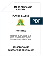 Plan de Calidad Consorcio Universal Dolores