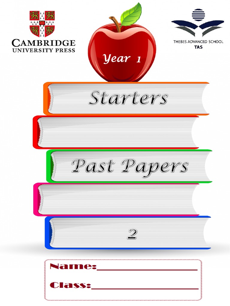 Year 1_Starters_Past Papers 2 PDF