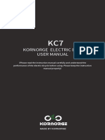C7-Kornorge Electric Bike User Mannual
