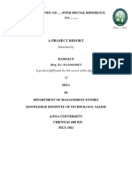 A Project Report: A Study On ..With Special Reference TO