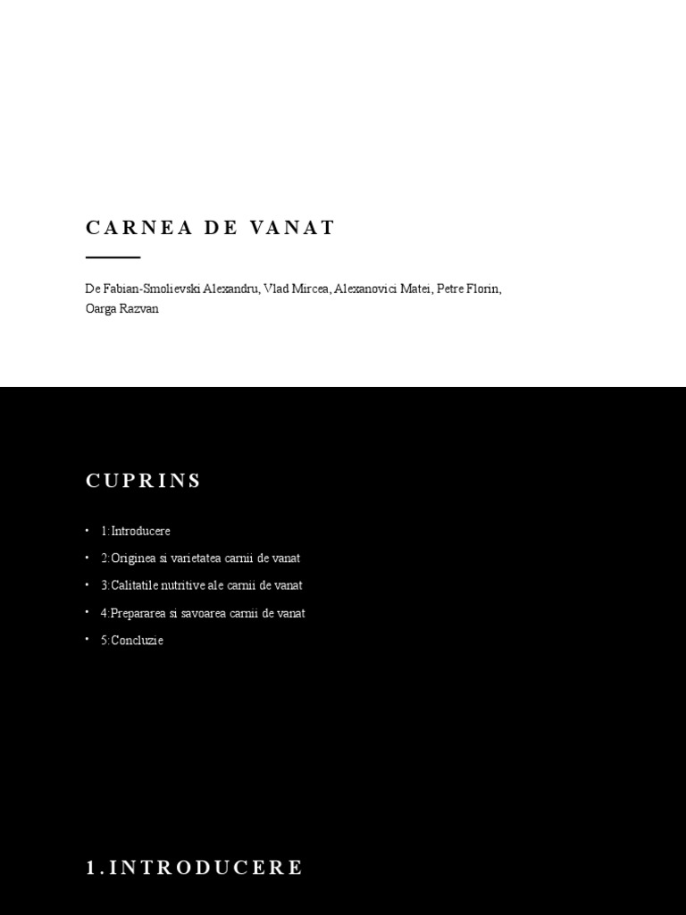 Carnea de Vanat | PDF