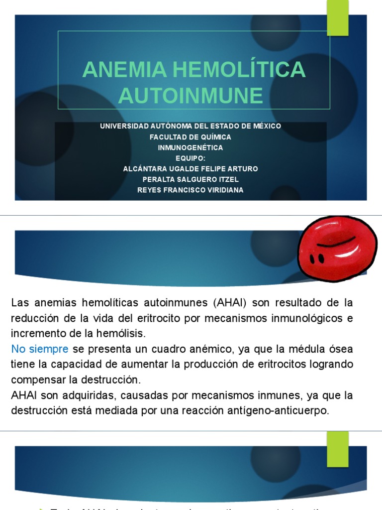 Anemia Hemolítica Autoinmune | PDF