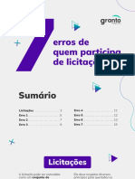 7 Erros de Quem Participa de Licitações Públicas