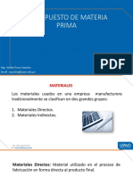 SESION 9 Presupuesto de Materia Prima