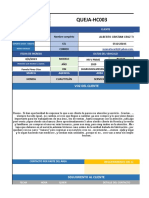 Reporte de Queja Hc003