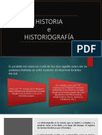 HISTORIA e HISTORIOGRAF A