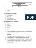 08 Pets Destrucción de Explosivos y Accesorios