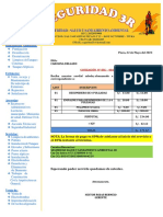 Cotizacion de Cambio de Resumidero