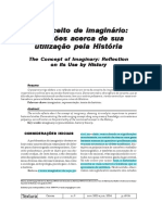 O Conceito de Imaginário: Reflexões Acerca de Sua Utilização Pela História