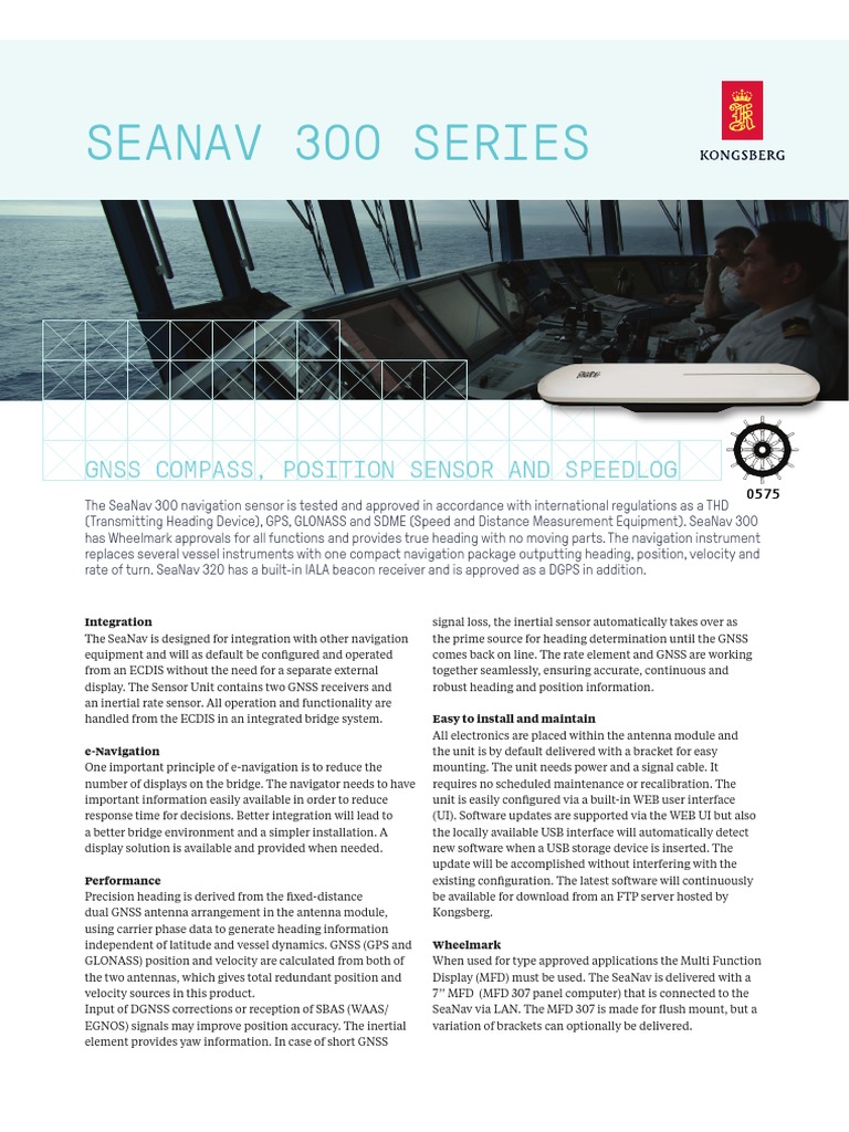 SeaNav 300 Series Navigation Sensor | PDF | Computers