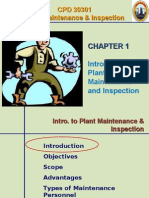 Plant Maintenance and Inspection Chapter 1