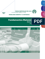 Fundamentos Matemáticos: Guía Didáctica