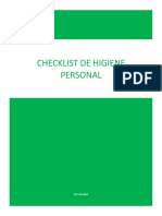 Checklist de Higiene Personal