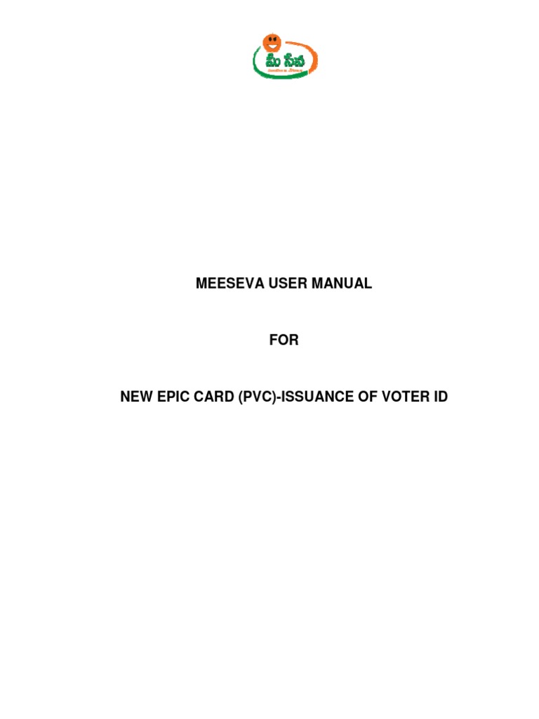 Apply for Voter ID PVC Card Online | PDF | Voting | Democracy
