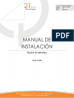 Manual de Instalación Quick Inventory V1.2