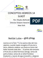 Conceptos Hebreos 14 Sukot